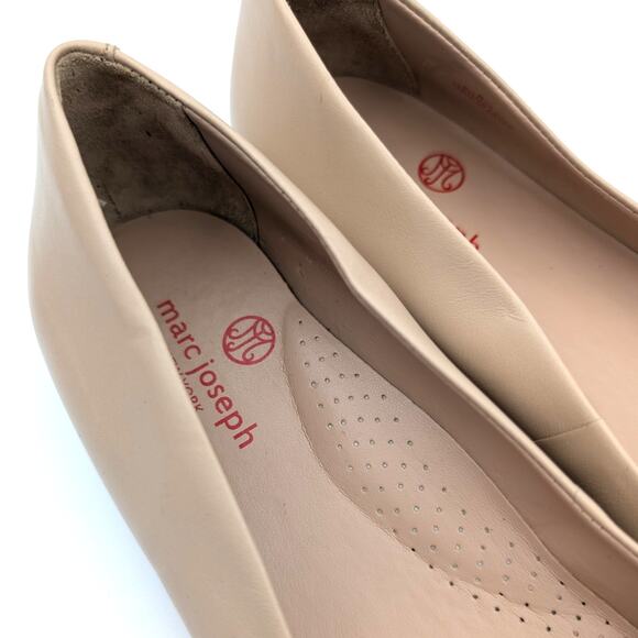 Marc Joseph New York Bianca Pointed Toe Pump Women's Beige Size US8.5 EU39 - Picture 13 of 13